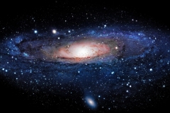 Balck background galaxy HD